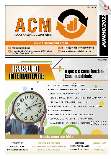 Revista - ACM ASSESSORIA CONTÁBIL